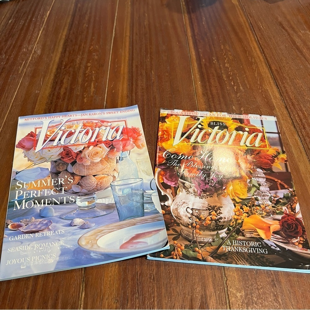 Victoria Magazine’s Vintage 2 Issues July 1998 November 1998